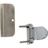 Дверь стеклянная HARVIA 7х19 коробка осина, стекло серое D71902H